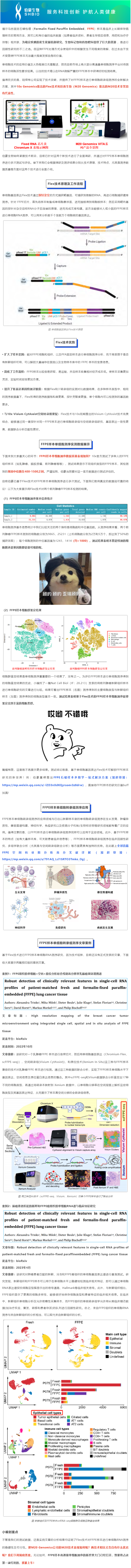 23-05-25 用证据说话——实测 FFPE 样本进行单细胞测序狠好使！