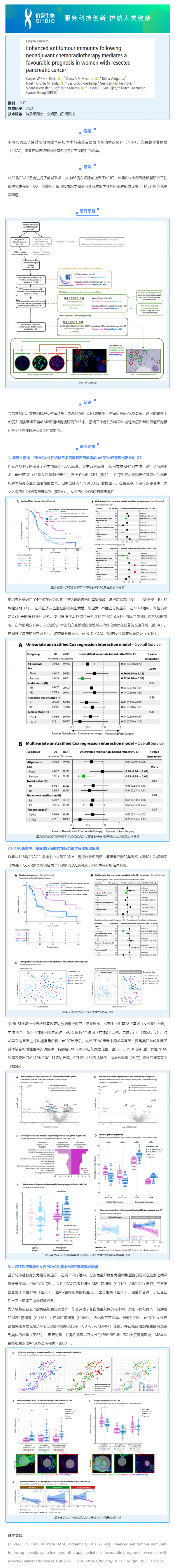 文献解读 _ 新辅助放化疗后增强的抗肿瘤免疫力介导了切除胰腺癌女性的良好预后