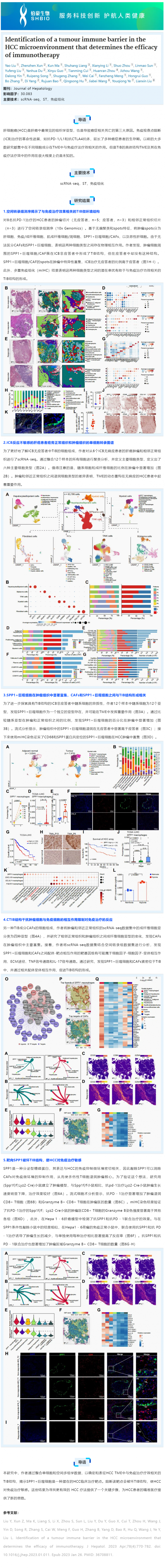 530 文献解读 _ HCC 微环境中肿瘤免疫屏障对免疫治疗疗效的影响