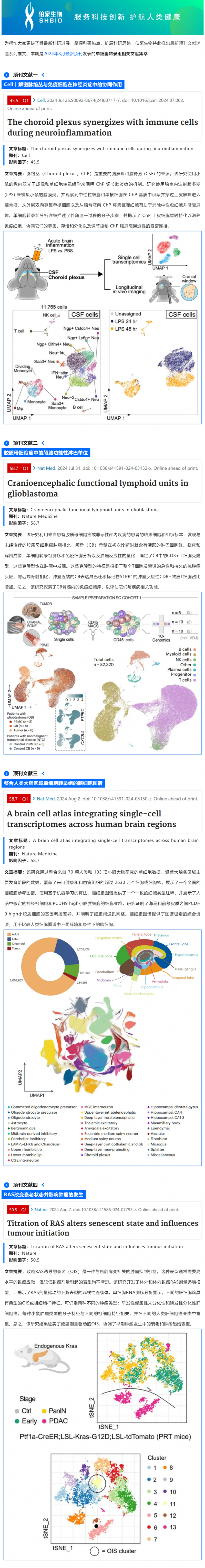 八月顶刊文献速递 | 单细胞转录组系列